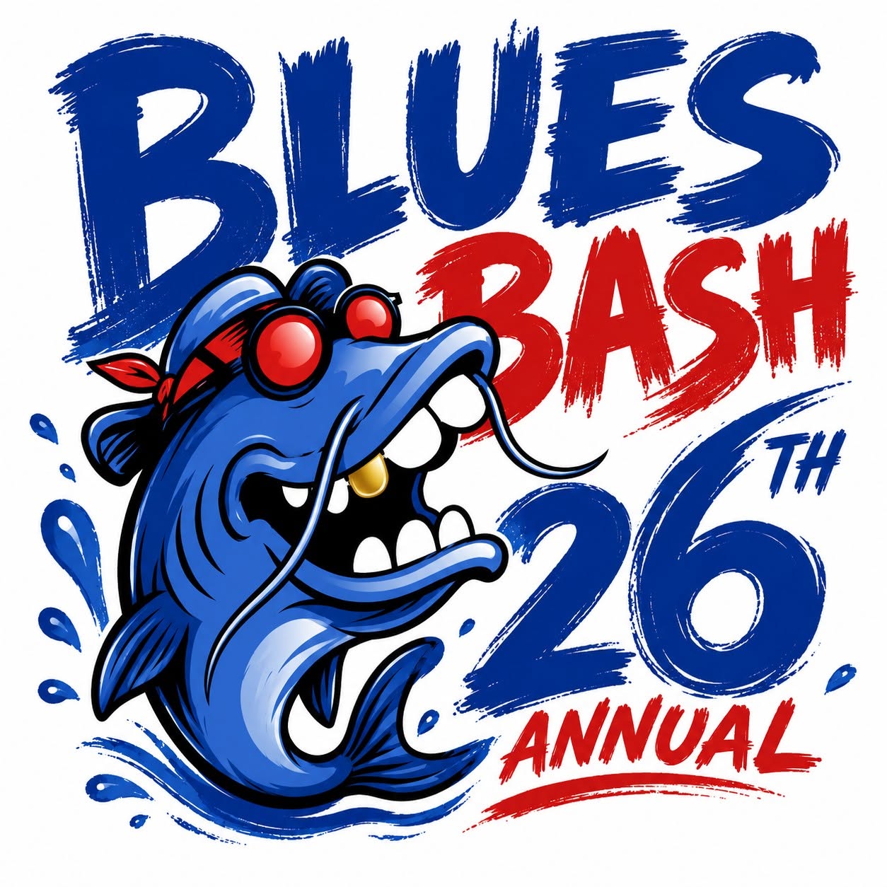 Big Bend Blues Bash 26th annual poster 2026.